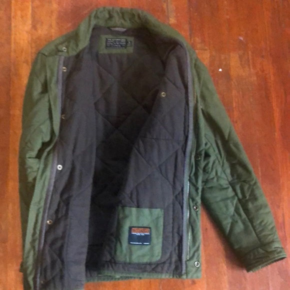 J. Crew quilted green jacket - Picture 3 of 3